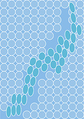 Image showing Tweeked Bubble Background