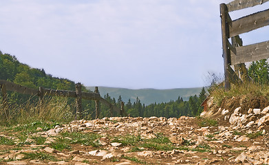 Image showing Mountain path