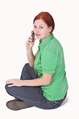 Image showing Teenager on the phone