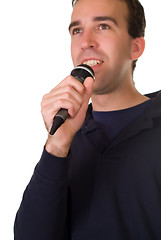 Image showing Male Singer