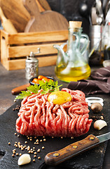 Image showing Raw minced meat 