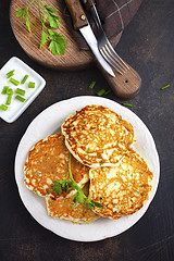 Image showing pancakes with onion