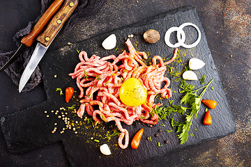 Image showing Raw minced meat 