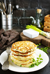 Image showing pancakes with onion