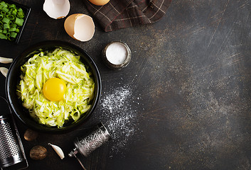 Image showing grated zucchini 