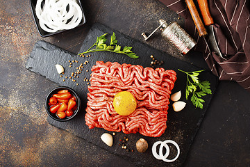 Image showing Raw minced meat 