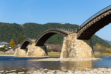 Image showing Kintai Bridge at Japan