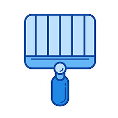 Image showing Grill line icon.