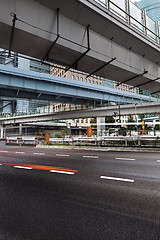 Image showing Modern architecture. Elevated Highways and skyscrapers in Tokyo.