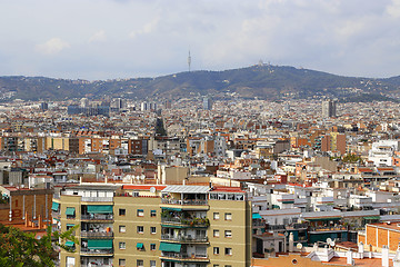 Image showing Beautiful view of Barcelona, Catalonia, Spain