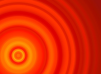 Image showing Bright red and orange background with a circle pattern 