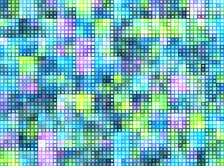 Image showing Bright background with mosaic pattern