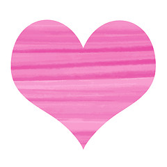 Image showing Abstract pink vector heart 