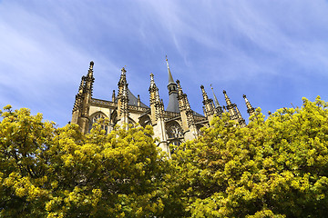 Image showing Holy temple Barbara (Chram Svate Barbory), Kutna Hora, Czech Rep