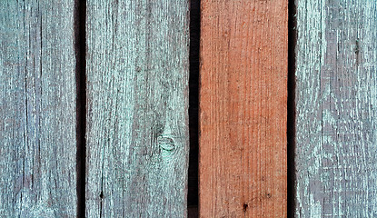 Image showing Texture of old wooden fence