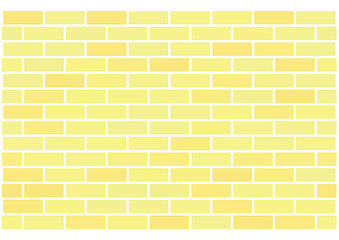 Image showing Abstract seamless vector yellow brick background