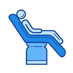 Image showing Dental clinic line icon.