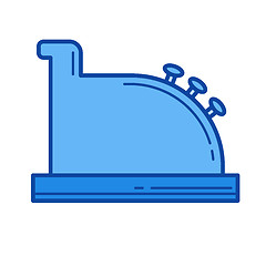 Image showing Cash register line icon.