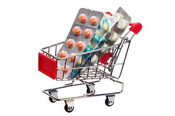 Image showing Medicine in trolley