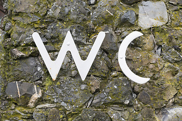 Image showing WC Sign