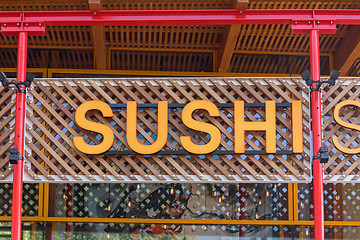 Image showing Sushi Sign