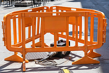 Image showing Manhole Barrier