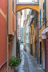 Image showing Portofino Narrow Street