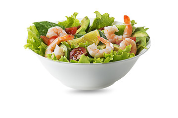 Image showing Salad shrimp