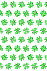 Image showing Vertical creative St.Patrick \'s Day holiday background .