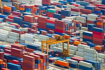 Image showing Singapore commercial port 