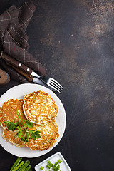 Image showing pancakes with onion