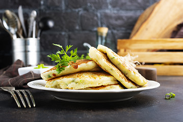 Image showing pancakes with onion