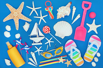 Image showing Summer Holiday Symbols