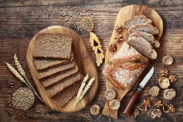 Image showing Healthy Wholegrain Rye Bread 