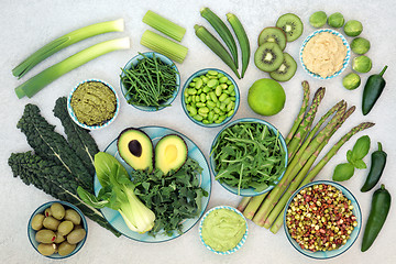 Image showing Green Vegan Super Food Collection