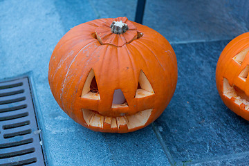 Image showing Carved Pumpkins Halloween