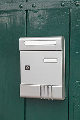 Image showing Silver Letter Box