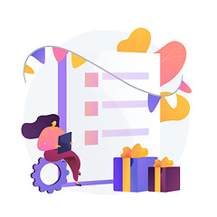 Image showing Gift shopping vector concept metaphor