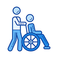 Image showing Disability line icon.