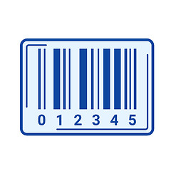 Image showing Bar code line icon.