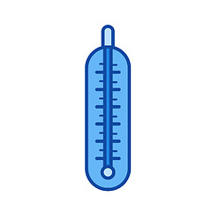 Image showing Medical thermometer line icon.