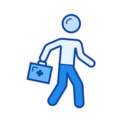 Image showing Emergency care line icon.