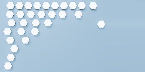 Image showing hexagonal shapes background