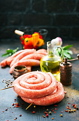 Image showing sausages