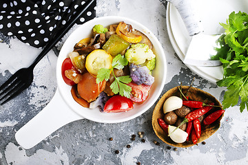 Image showing baked vegetables