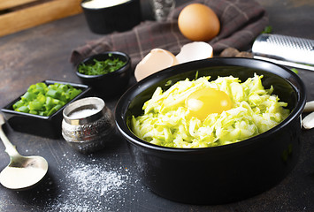 Image showing grated zucchini