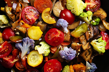 Image showing baked vegetables