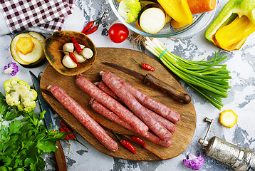 Image showing sausages