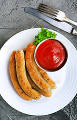 Image showing sausages