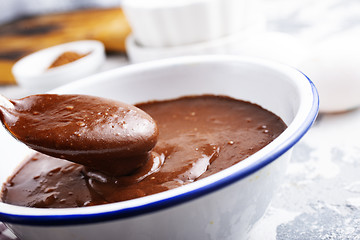 Image showing chocolate cream